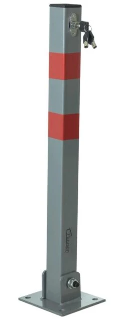 2 X Hausen Folding Car Parking Barrier Post Vehicle Driveway Security Bollard -Garden Mirth Sales Store 00IZQJ3QENK