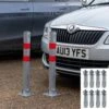 2 X Hausen Folding Car Parking Barrier Post Vehicle Driveway Security Bollard 1 2 X Hausen Folding Car Parking Barrier Post Vehicle Driveway Security Bollard -Garden Mirth Sales Store 0AB2WRYND0H
