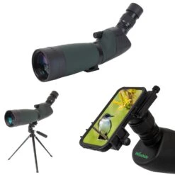 Woodside Waterproof Hunting/Photography BAK4 20-60x80 Spotting Scope + Accessories -Garden Mirth Sales Store 0QNQYDXVPOL