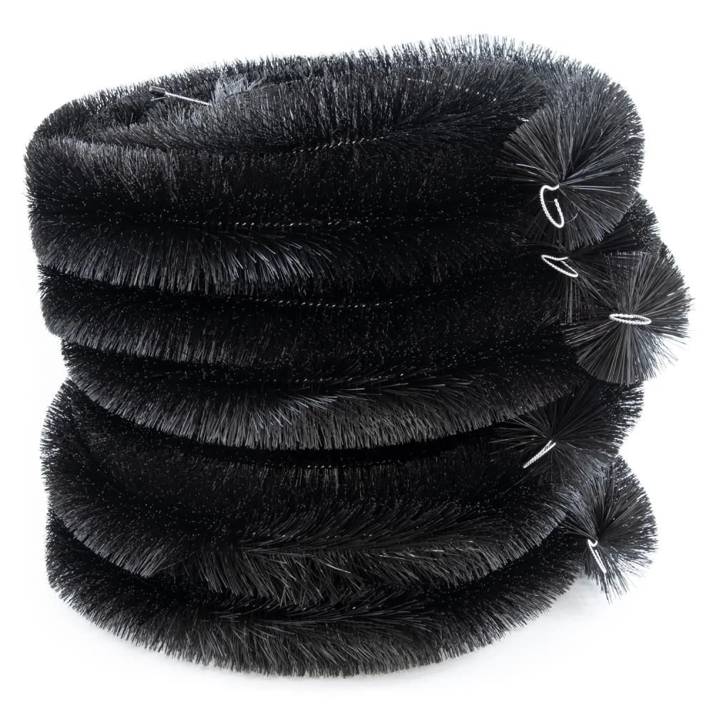 Woodside Black 20m Gutter Brush Leaf Guard Downpipe Debris Protection (pack Of 5) 3 Woodside Black 20m Gutter Brush Leaf Guard Downpipe Debris Protection (pack Of 5)