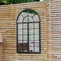 Woodside Balham XL Decorative Arched Outdoor Garden Mirror, H: 115cm X W: 70cm 9 Woodside Balham XL Decorative Arched Outdoor Garden Mirror, H: 115cm X W: 70cm -Garden Mirth Sales Store 1IP5ZUGDHYJ