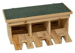 Woodside Wooden Nesting Wild Bird Box, Sparrow Colony Terrace, Removable Fronts -Garden Mirth Sales Store 1JYVIUTVKSI