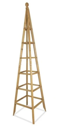 Woodside Wooden Garden Obelisk Pyramid Plant Support Trellis Climbing Frame 9 Woodside Wooden Garden Obelisk Pyramid Plant Support Trellis Climbing Frame -Garden Mirth Sales Store 1NAH0Z2LQRX
