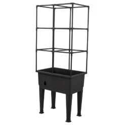 Woodside Raised Garden Plant Bed Trough For Herbs/Veg/Flowers With PE Cover -Garden Mirth Sales Store 2JAAPAWH5SY