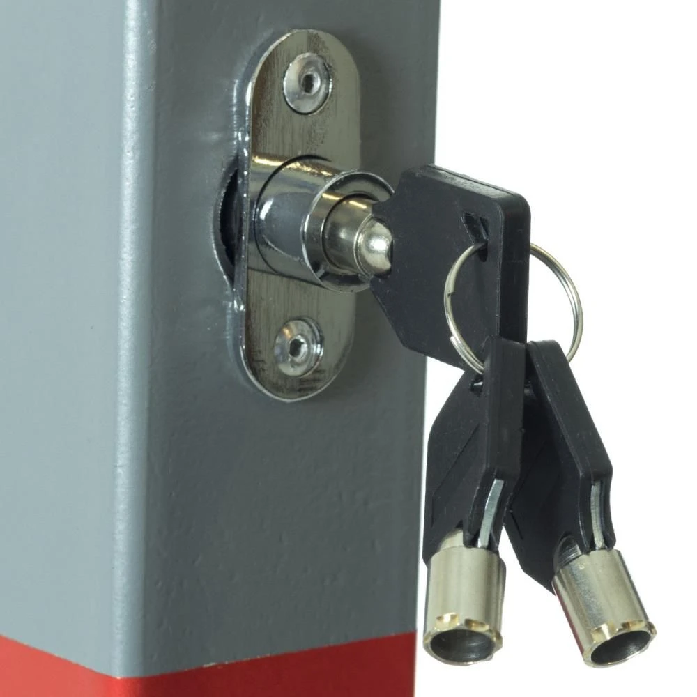 Hausen Folding Car Parking Barrier Post Vehicle Driveway Garage Security Bollard 8 Hausen Folding Car Parking Barrier Post Vehicle Driveway Garage Security Bollard - Image 6