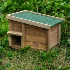 Woodside Hedgehog House & Hibernation Shelter, Predator Proof Outdoor Habitat Box -Garden Mirth Sales Store 3STVRTUPPNL