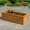 Woodside Reedham Stained Wooden Garden Trough Planter/Flower Trough Box, 95 Litres -Garden Mirth Sales Store 4HWEOWEADZI
