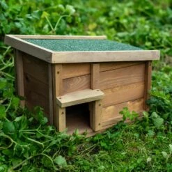 Woodside Hedgehog House & Hibernation Shelter, Predator Proof Outdoor Habitat Box -Garden Mirth Sales Store 4PRQED1YQCY