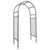 Woodside Browston Metal Garden Arch, Decorative Archway For Paths/Entrances -Garden Mirth Sales Store 4SMD452HXRK