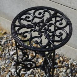 Woodside Heavy Duty Cast Iron Indoor/Outdoor Home/Garden Plant Pot Display Stand -Garden Mirth Sales Store 5GE2CRXTXZZ