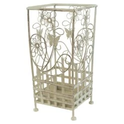 Maribelle White Traditional Floral Design Umbrella And Walking Stick Stand 9 Maribelle White Traditional Floral Design Umbrella And Walking Stick Stand -Garden Mirth Sales Store 5HH4GOXS2VC