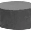 Oxbridge Grey Medium Round Waterproof Outdoor Garden Patio Set Furniture Cover