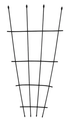 Woodside 1.2m Metal Garden Fan Trellis, Decorative Plant/Flower Pot Support, Pack Of 2 -Garden Mirth Sales Store 5RQB4IUD1LZ