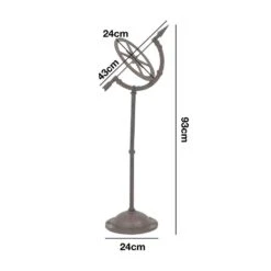 Woodside Cast Iron Garden Sundial, Antique Ornamental Outdoor Décor -Garden Mirth Sales Store 5SEFD3BXKJT