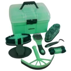 Woodside 8 Piece Equestrian Grooming Set For Horses & Ponies With Carry Case -Garden Mirth Sales Store 5UV5L2TRNNA