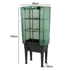 Woodside Raised Garden Plant Bed Trough For Herbs/Veg/Flowers With PE Cover -Garden Mirth Sales Store 5XS0NKHTW0O