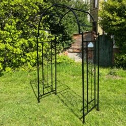 Woodside Northwold Metal Garden Arch, Traditional Decorative Archway For Paths/Entrances -Garden Mirth Sales Store ACOTN51AM4S