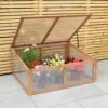 Woodside Outdoor Wooden Plant/Flower/Vegetable Cold Frame Growhouse, Medium 100cm 1 Woodside Outdoor Wooden Plant/Flower/Vegetable Cold Frame Growhouse, Medium 100cm -Garden Mirth Sales Store ANYB4RLQWIF