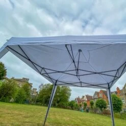 Woodside Pop Up 3m X 3m Garden Gazebo, Waterproof Garden Marquee, Pure White -Garden Mirth Sales Store B2WDBXTA4I3