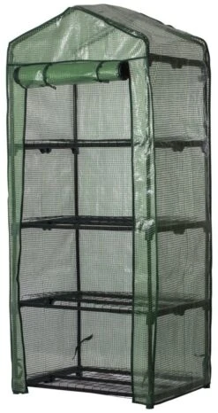 Woodside 4 Tier Garden Greenhouse/Growhouse With Reinforced Cover -Garden Mirth Sales Store BFA2GVOXYRT