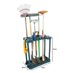 Woodside Garden Tool Holder Storage Rack Trolley With Wheels For Sheds/Garages -Garden Mirth Sales Store CC5MPR2AR41
