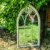 Woodside Holtby XL Decorative Arched Outdoor Garden Mirror 2 Woodside Holtby XL Decorative Arched Outdoor Garden Mirror -Garden Mirth Sales Store CJUMRRJJPNX