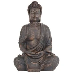 Woodside 37cm Tall Indoor/Outdoor Meditating Buddha Statue Decoration Statuary Décor Ornament 13 Woodside 37cm Tall Indoor/Outdoor Meditating Buddha Statue Decoration Statuary Décor Ornament -Garden Mirth Sales Store CM0QTHJNNKO
