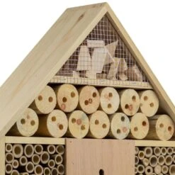 Woodside Standing Wooden Insect Hotel With Ground Stakes, Outdoor Bug/Bee House -Garden Mirth Sales Store CTMUEDKNOMU