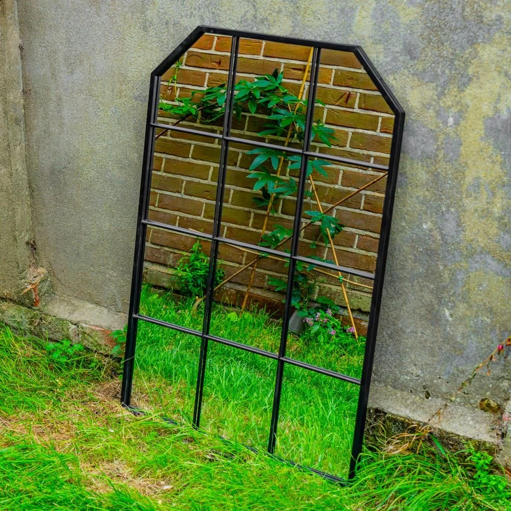 Woodside Ayton XL Decorative Rectangle Outdoor Garden Mirror, W: 70cm X H: 100cm 6 Woodside Ayton XL Decorative Rectangle Outdoor Garden Mirror, W: 70cm X H: 100cm - Image 4