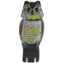 4 X Woodside Large Realistic Bird/Pigeon/Crow Owl Decoy With Rotating Head 16 4 X Woodside Large Realistic Bird/Pigeon/Crow Owl Decoy With Rotating Head -Garden Mirth Sales Store DKZ35CGCSUG