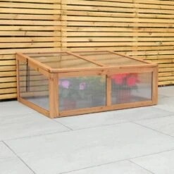 Woodside Outdoor Wooden Plant/Flower/Vegetable Cold Frame Growhouse, Medium 100cm 14 Woodside Outdoor Wooden Plant/Flower/Vegetable Cold Frame Growhouse, Medium 100cm -Garden Mirth Sales Store EEI0SWFGP2L