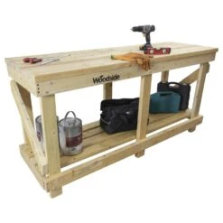 Woodside 1.8M Wooden Work Bench