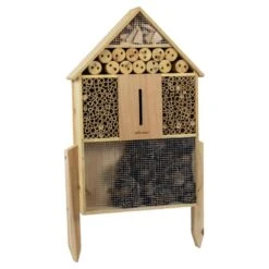 Woodside Standing Wooden Insect Hotel With Ground Stakes, Outdoor Bug/Bee House -Garden Mirth Sales Store GCS025JGAUS