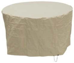 Oxbridge Sand Medium Round Waterproof Outdoor Garden Patio Set Furniture Cover