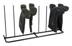 Woodside Steel Wellington Boot Rack 4 Pairs Walking Shoe Storage Stand 11 Woodside Steel Wellington Boot Rack 4 Pairs Walking Shoe Storage Stand -Garden Mirth Sales Store GQLAST5FPOE