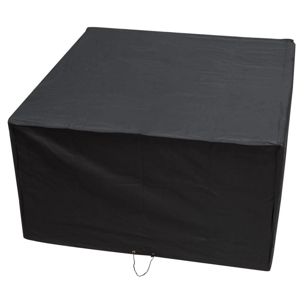 Woodside Heavy Duty Waterproof Garden Rattan Cube Set Cover BLACK 135x135x74cm 3 Woodside Heavy Duty Waterproof Garden Rattan Cube Set Cover BLACK 135x135x74cm