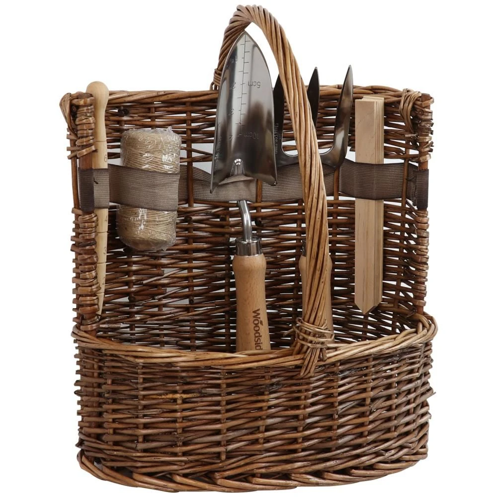 Woodside Willow Tool Basket/Trug With Garden Hand Tools Trowel/Fork/Dibber 7 Woodside Willow Tool Basket/Trug With Garden Hand Tools Trowel/Fork/Dibber - Image 5