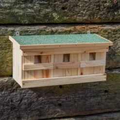 Woodside Wooden Nesting Wild Bird Box, Sparrow Colony Terrace, Removable Fronts -Garden Mirth Sales Store GUM4XK3NBYV