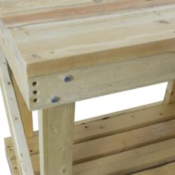 Woodside 1.8M Wooden Work Bench -Garden Mirth Sales Store GZWMKWEQK2G