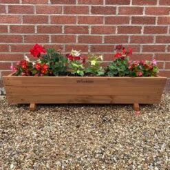 Woodside Sutton Wooden Garden Planter Plant/Flower Trough Container Box -Garden Mirth Sales Store GZZEYYYU0JP