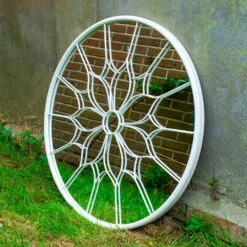 Woodside Yalding Decorative Round Outdoor Garden Mirror, Dia: 80cm 9 Woodside Yalding Decorative Round Outdoor Garden Mirror, Dia: 80cm -Garden Mirth Sales Store H02HD1KOYXE