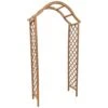 Woodside Keswick Wooden Trellis Garden Arch -Garden Mirth Sales Store H5UATOOIPF1