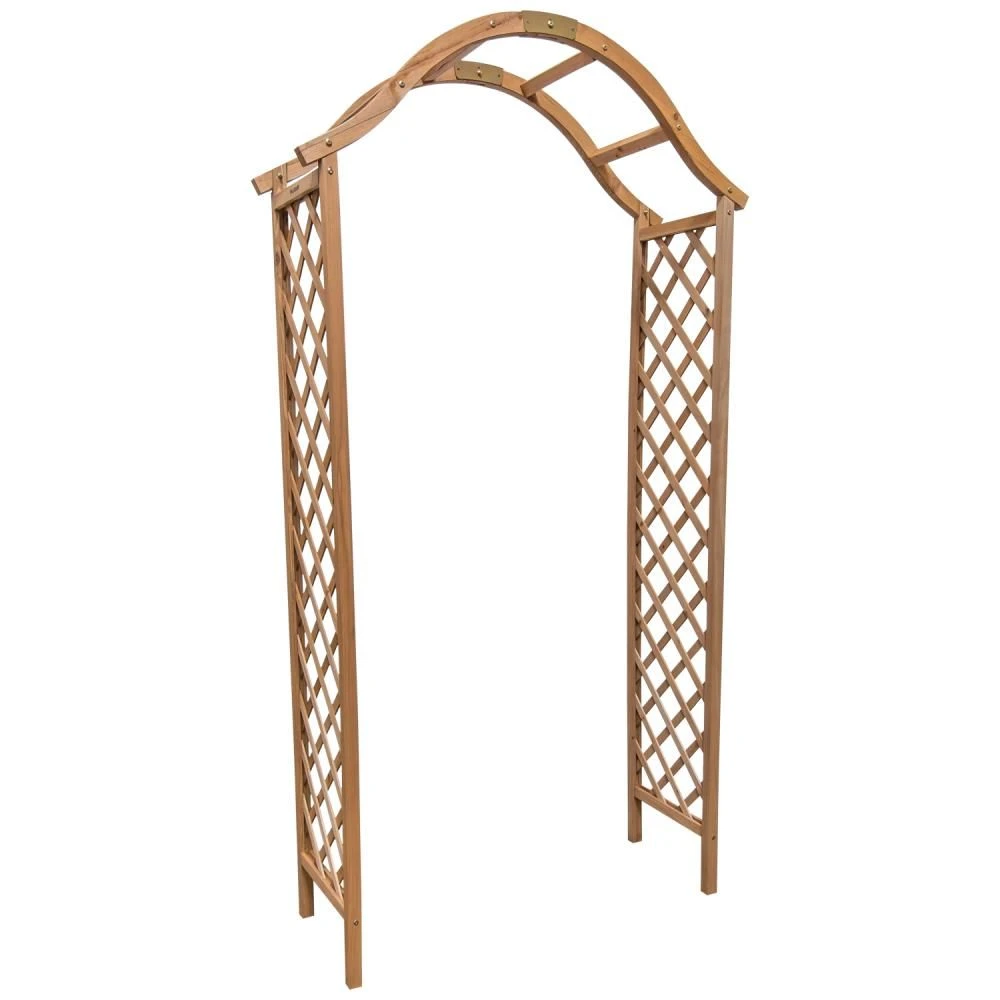 Woodside Keswick Wooden Trellis Garden Arch 3 Woodside Keswick Wooden Trellis Garden Arch