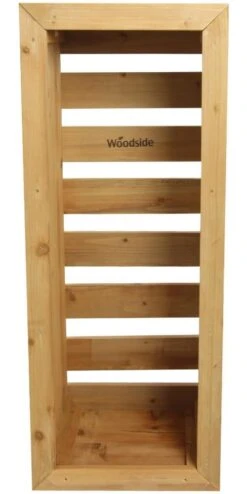 Woodside Reedham Stained Wooden Garden Trough Planter/Flower Trough Box, 95 Litres -Garden Mirth Sales Store H5VV4WNP0NF