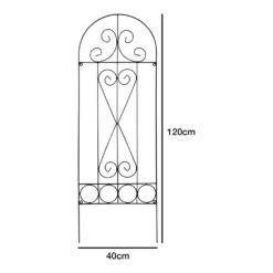 Woodside Hainford Metal Garden Trellis Climbing Plant Support Frame, Pack Of 5 -Garden Mirth Sales Store HFQHGIWFHUA