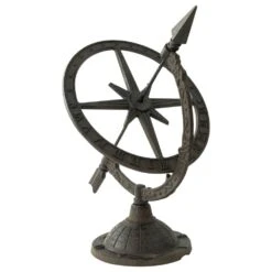 Woodside Decorative Cast Iron Traditional Antique Garden Table Sundial -Garden Mirth Sales Store IG5U2KHOOO2