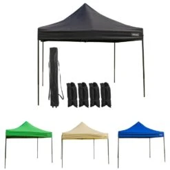 Woodside 3x3m Fully Waterproof, Heavy Duty Pop Up Gazebo + Carry Bag & Sand Bags 21 Woodside 3x3m Fully Waterproof, Heavy Duty Pop Up Gazebo + Carry Bag & Sand Bags -Garden Mirth Sales Store INFIPPSN0JR