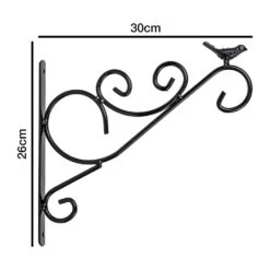 Woodside Hanging Basket/Bird Feeder Decorative Wall Bracket 12" Hook Hanger X 10 15 Woodside Hanging Basket/Bird Feeder Decorative Wall Bracket 12" Hook Hanger X 10 -Garden Mirth Sales Store JGCBQ1LQ04R