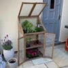 Woodside Transparent Wooden Cold Frame Growhouse/Polycarbonate Greenhouse 2 Woodside Transparent Wooden Cold Frame Growhouse/Polycarbonate Greenhouse -Garden Mirth Sales Store JTOVYYOA2DT