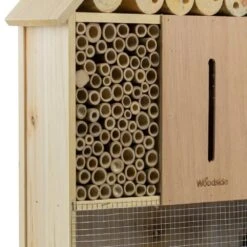 Woodside Standing Wooden Insect Hotel With Ground Stakes, Outdoor Bug/Bee House -Garden Mirth Sales Store JWVIDAVSIEO